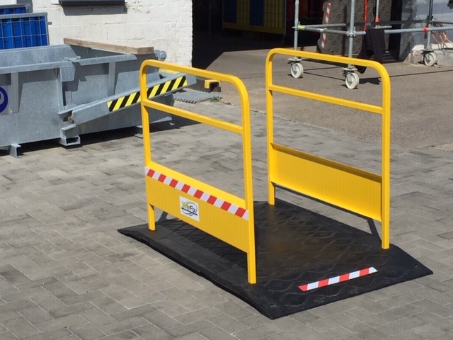 Loopbrug voor sleuven in PVC