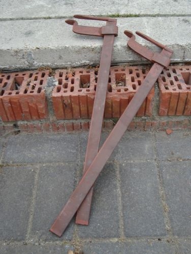 Profielklem met gebogen spanbek